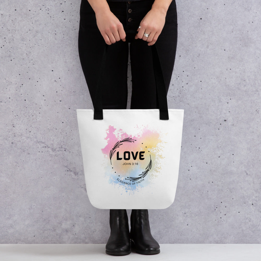 LOVE JOHN 3:16 Tote bag