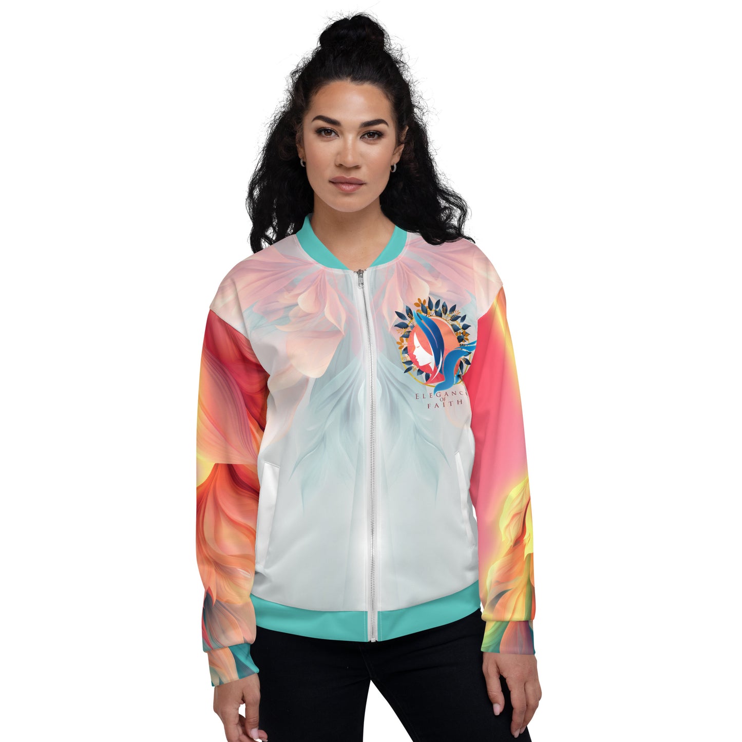 "Elegance of Faith" Bomber Jacket