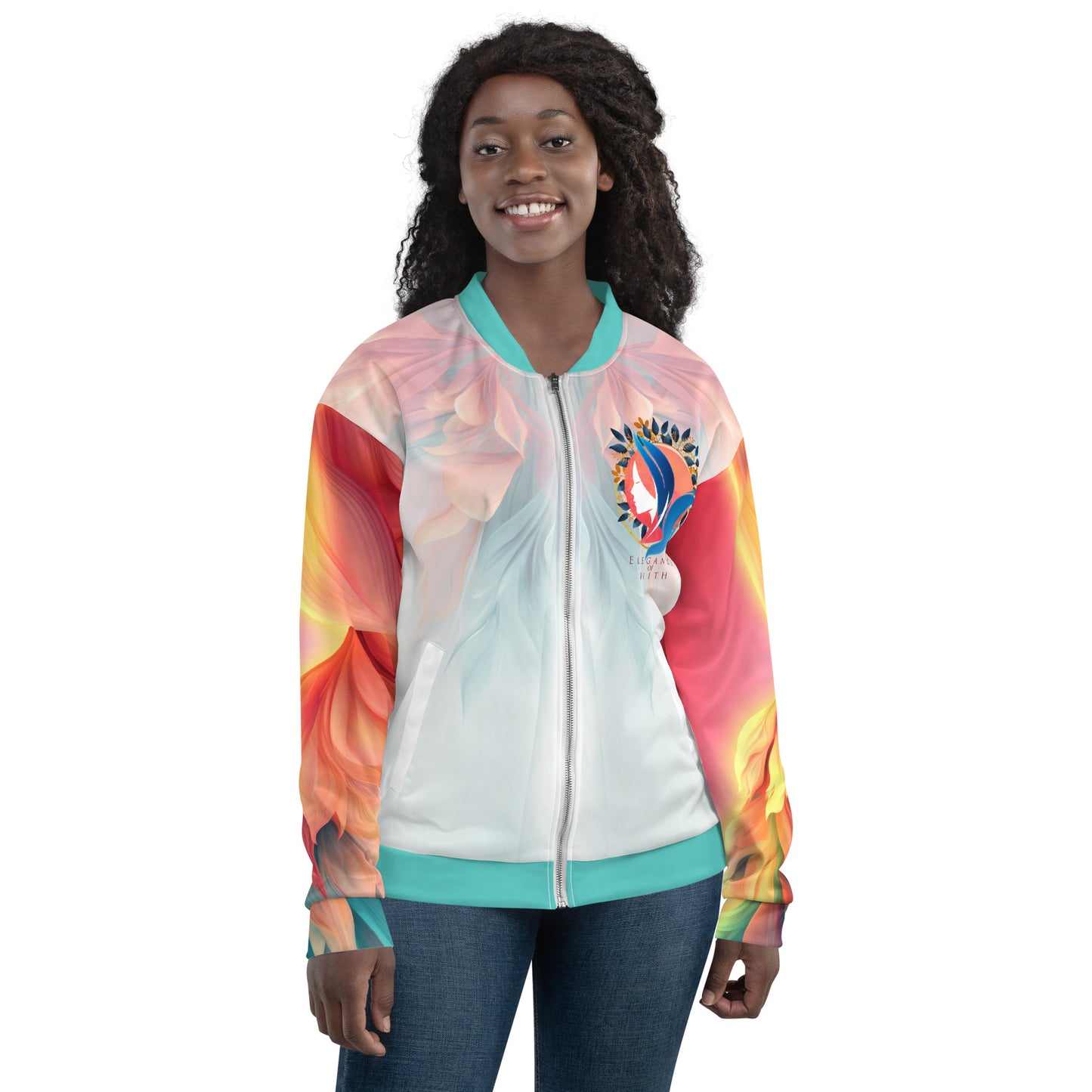 "Elegance of Faith" Bomber Jacket