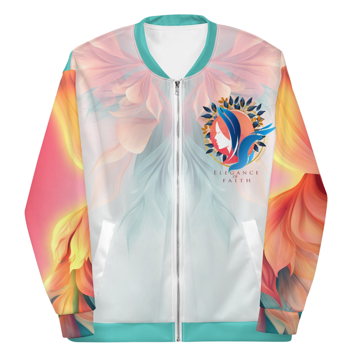 "Elegance of Faith" Bomber Jacket