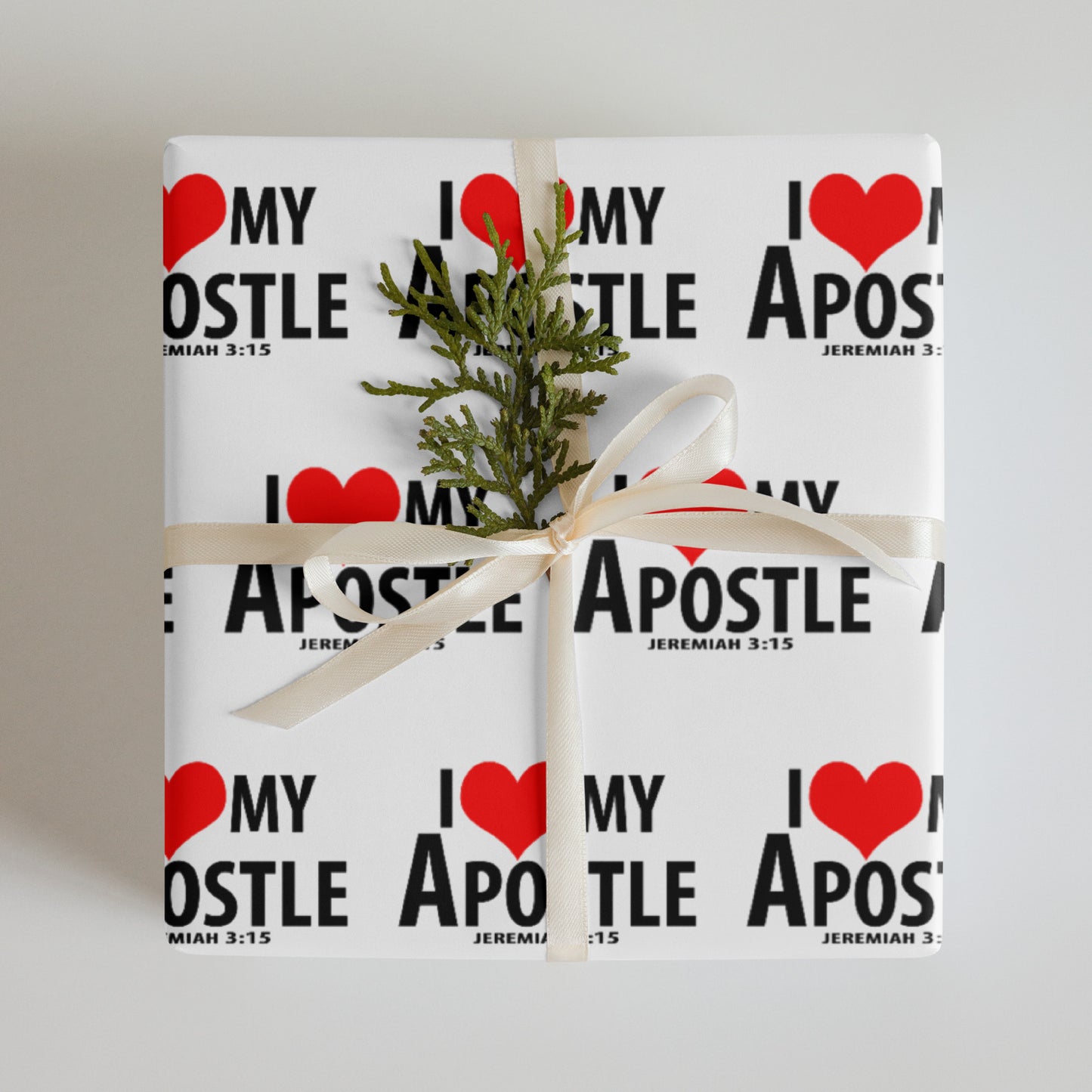 Wrapping paper sheets (I Love My Pastor)