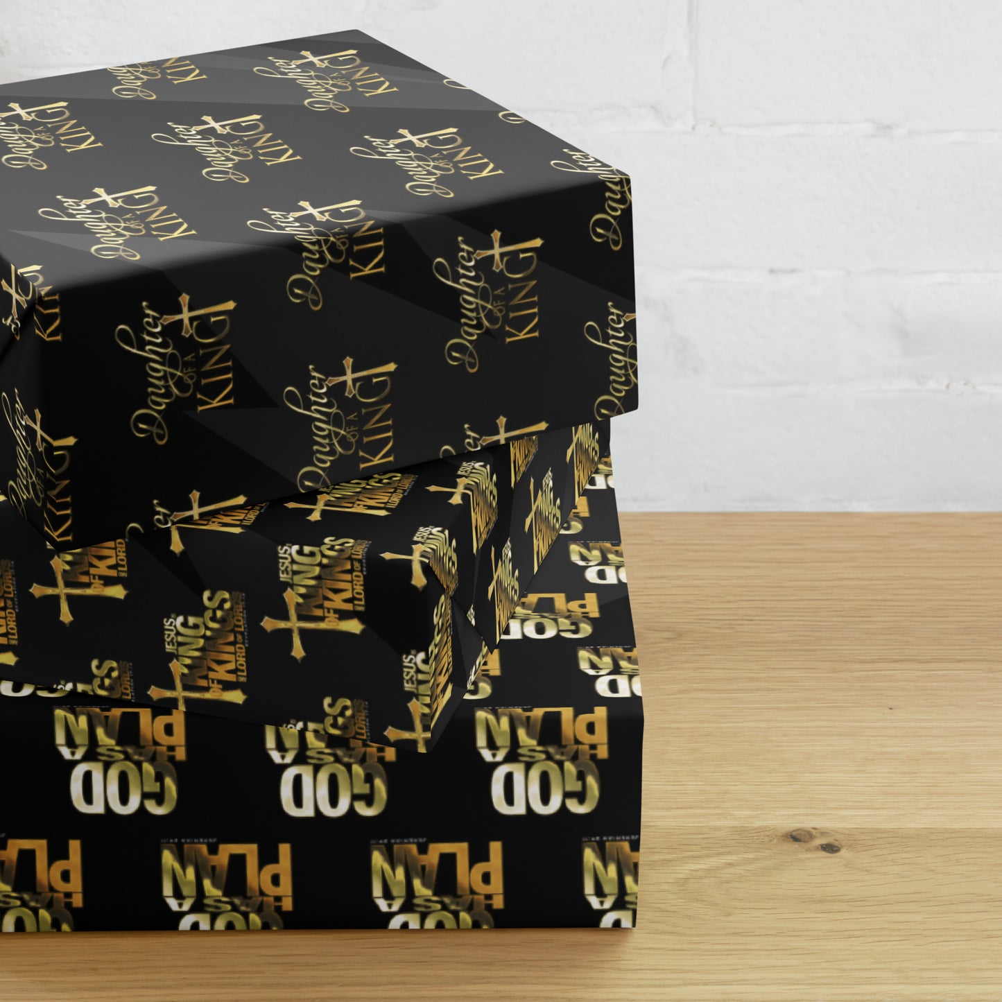 Wrapping paper sheets (God Has a plan, Daughter of a King)