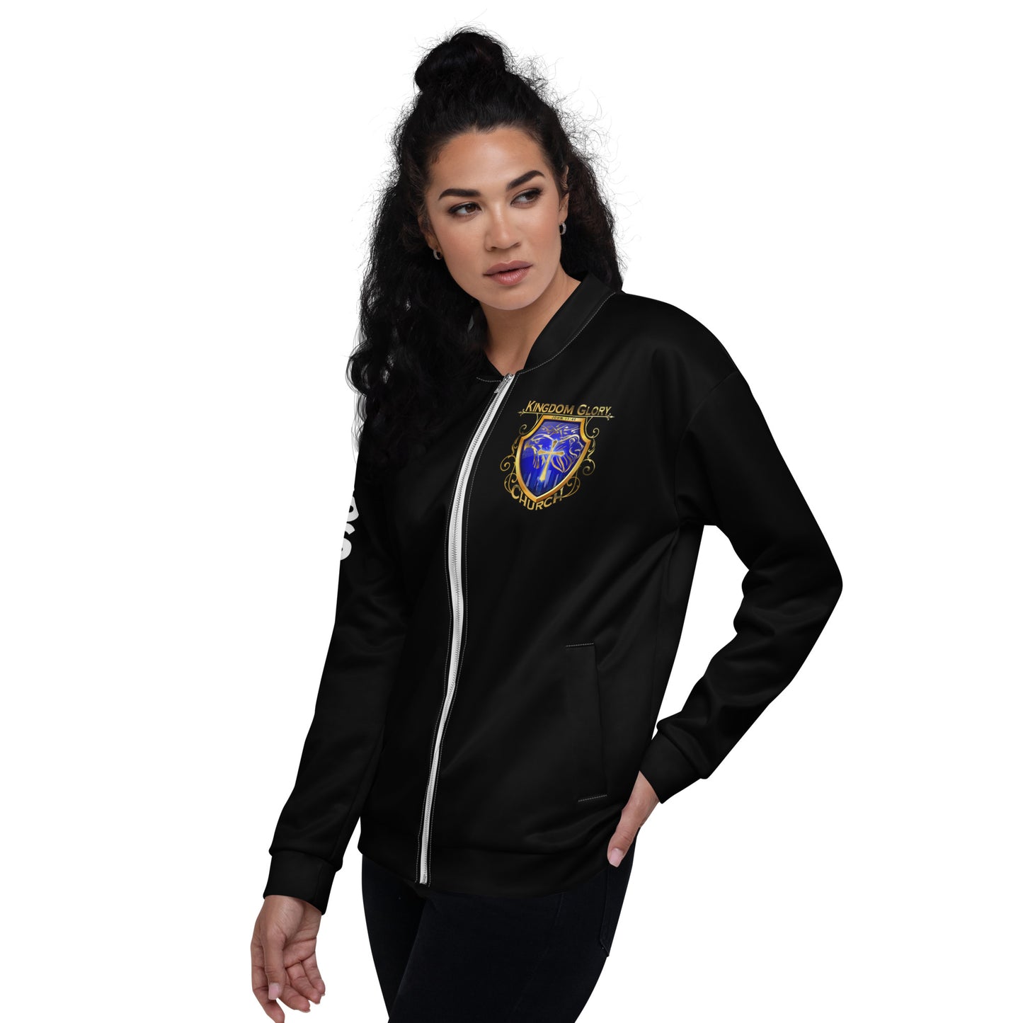 Kingdom Glory church Unisex Bomber Jacket
