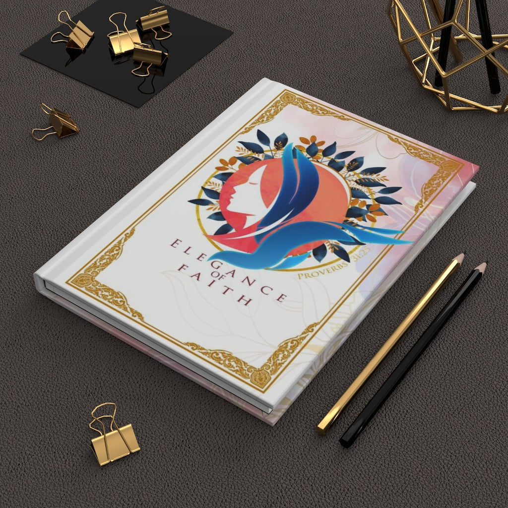 "Elegance of Faith Pink" Hardcover Journal