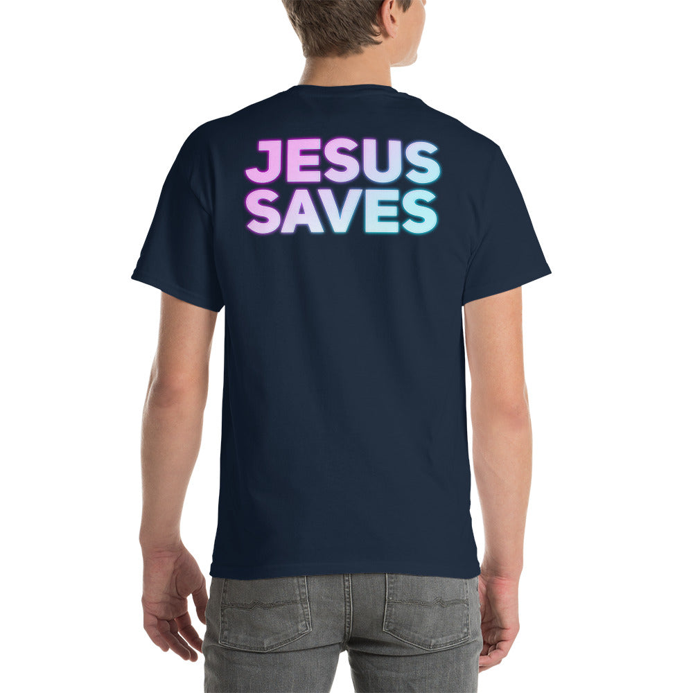 Victory Church Front Logo-/ Jesus Save - Short Sleeve T-Shirt