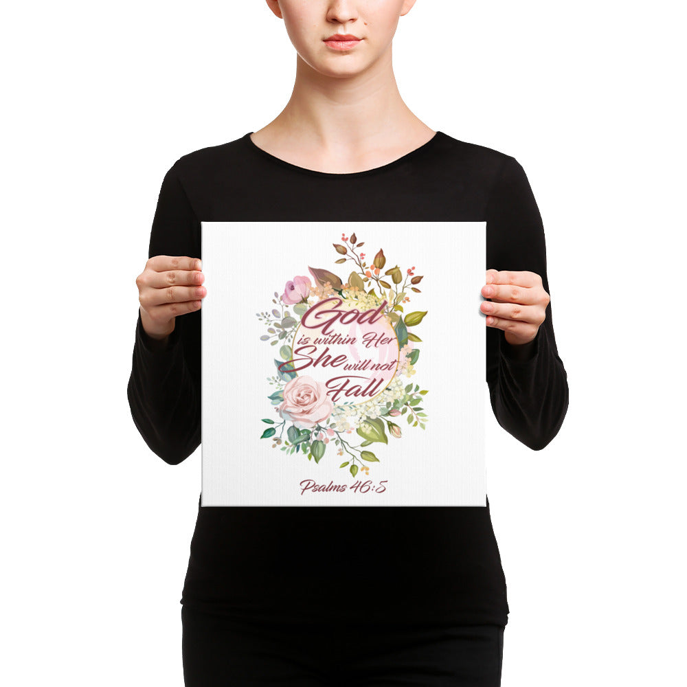 She will not fall (Canvas print)