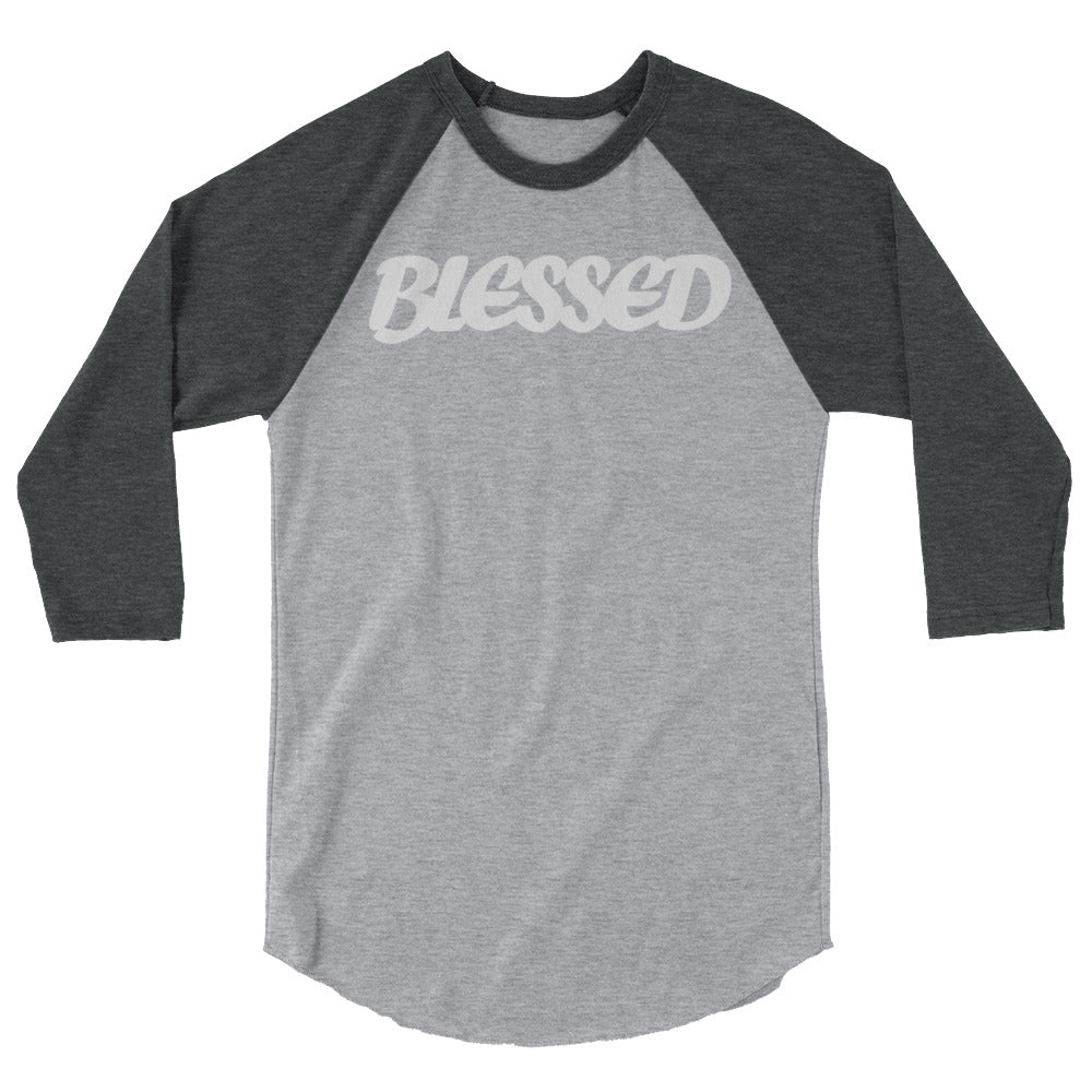 Blessed 3/4 sleeve raglan shirt