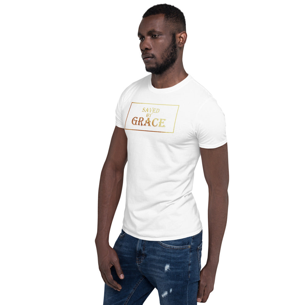Saved By Grace Short-Sleeve Unisex T-Shirt