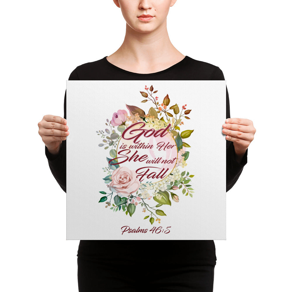 She will not fall (Canvas print)