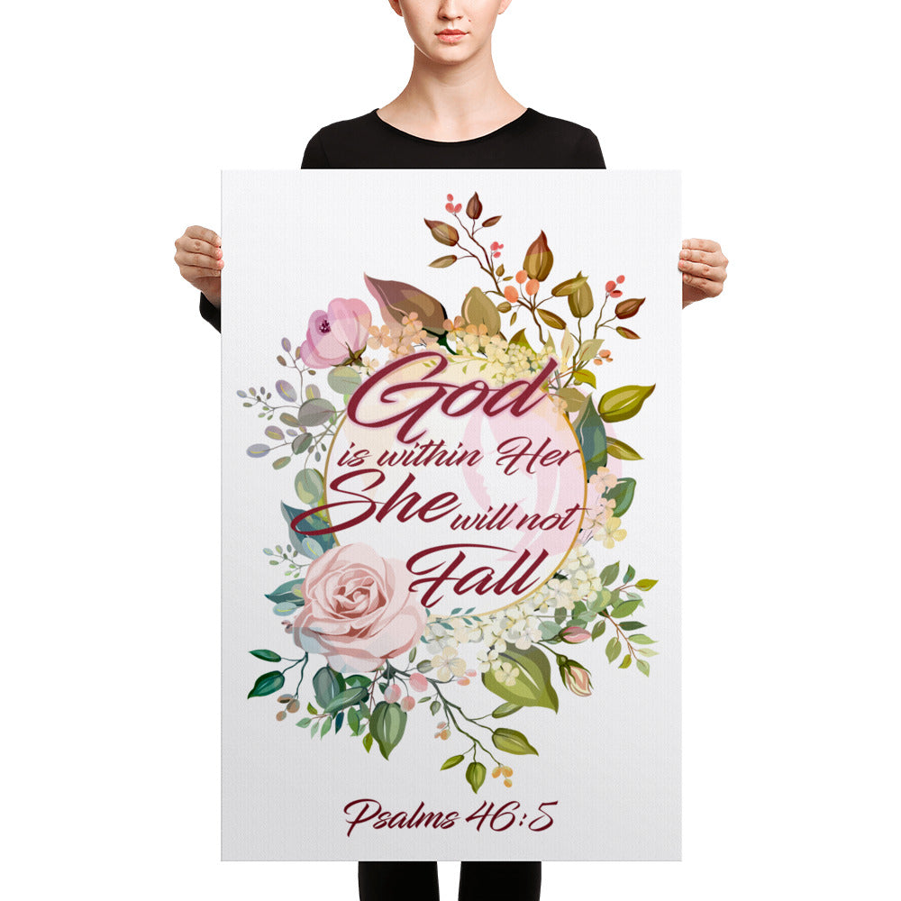 She will not fall (Canvas print)