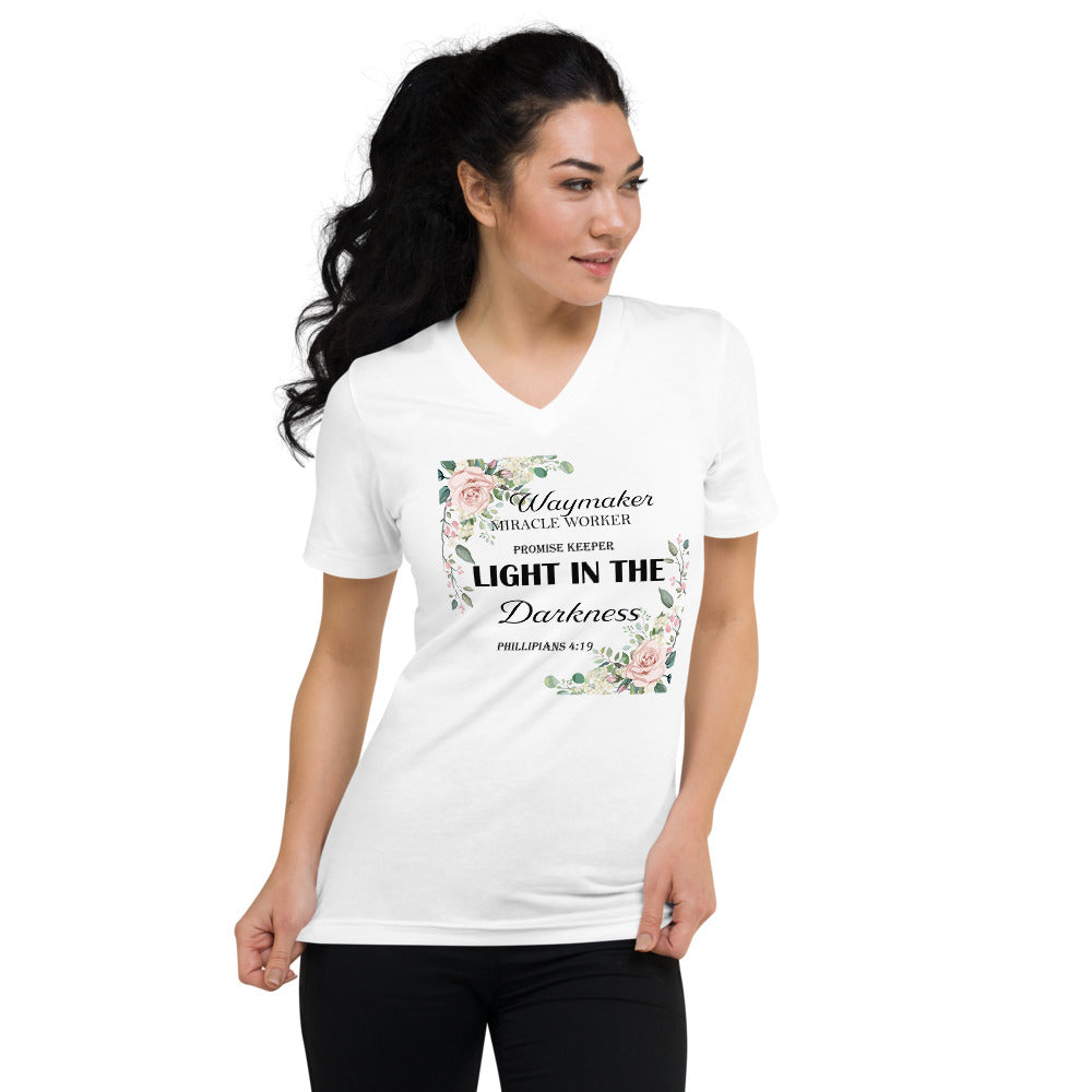 Waymaker Unisex Short Sleeve V-Neck T-Shirt