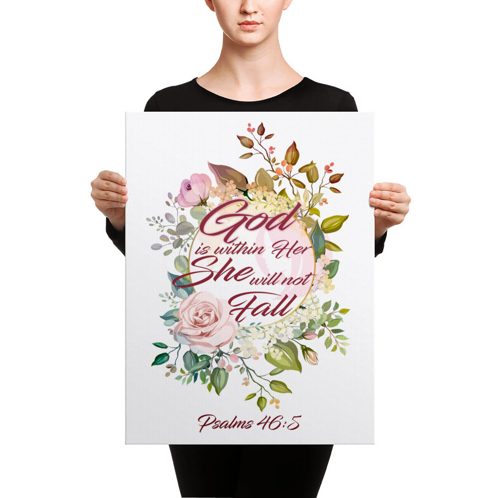 She will not fall (Canvas print)