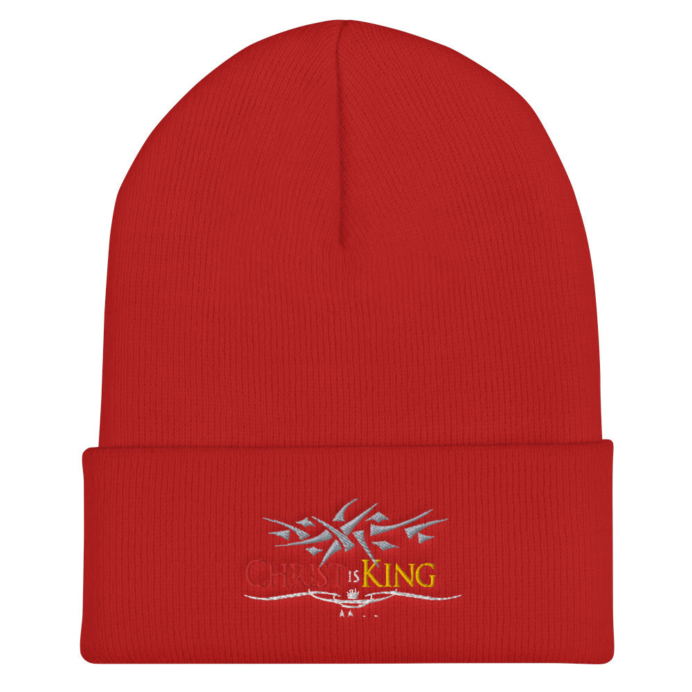 "Christ Is King" Cuffed Beanie