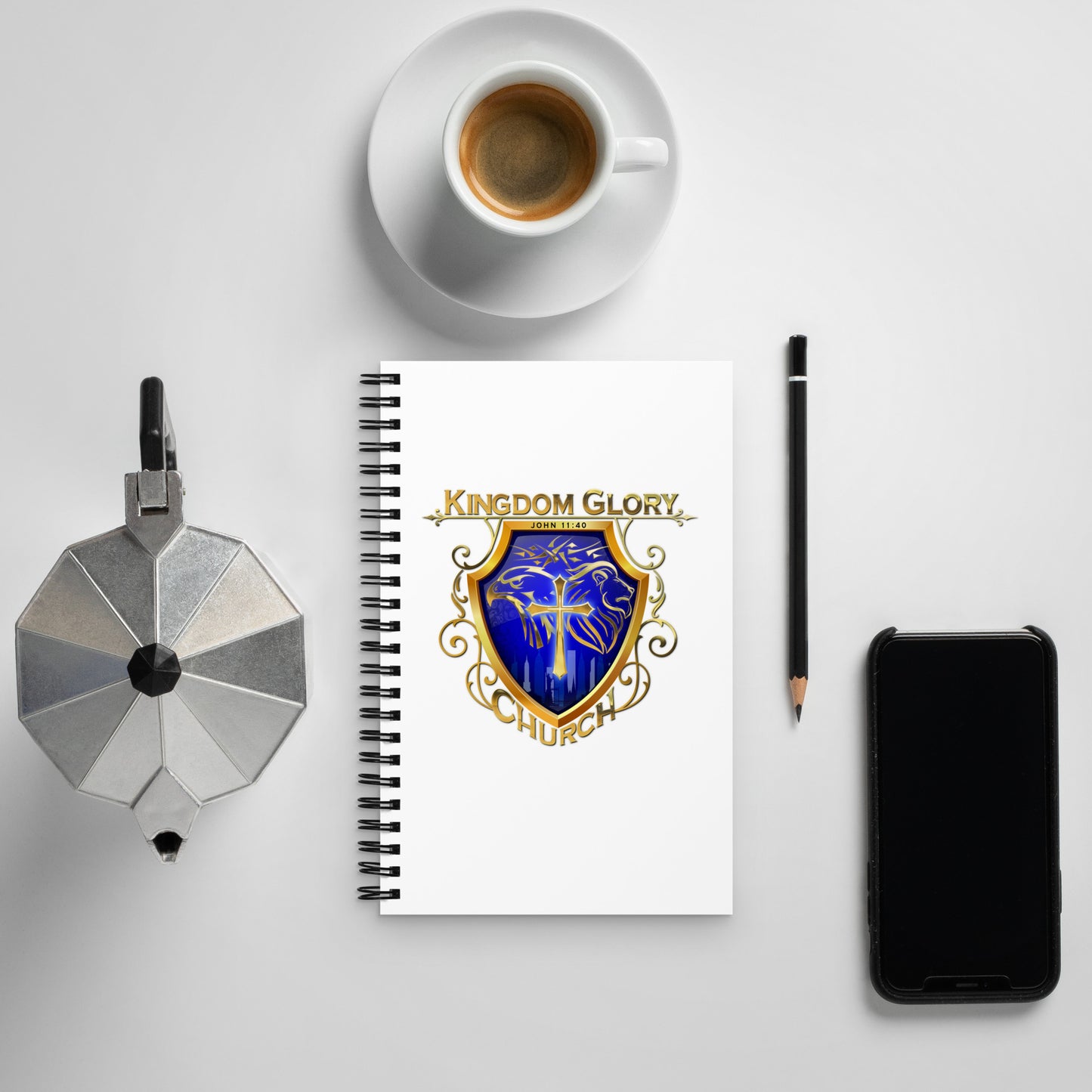 Kingdom Glory Church Spiral notebook