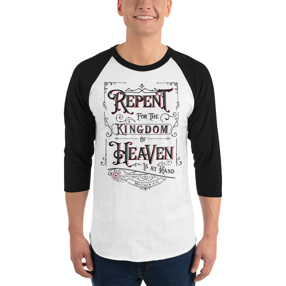 Men's 3/4 sleeve raglan shirt