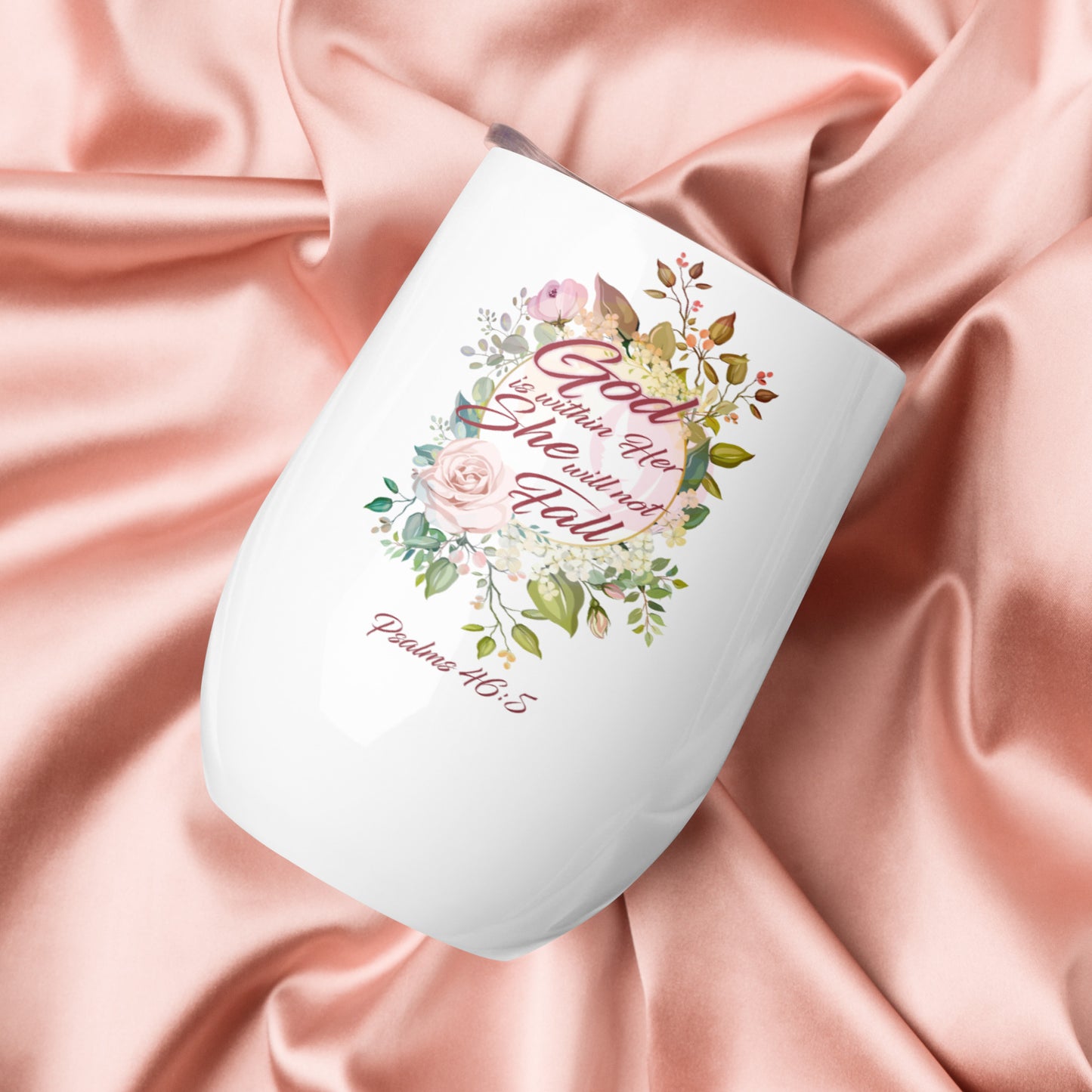 She will not fall tumbler