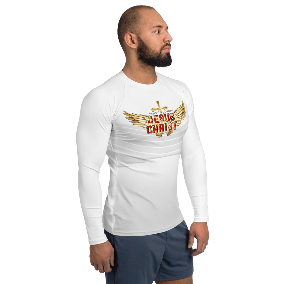Catholic Rash Guards Jesus Christ - Men's Rash Guard – Kingdom Apparel NY