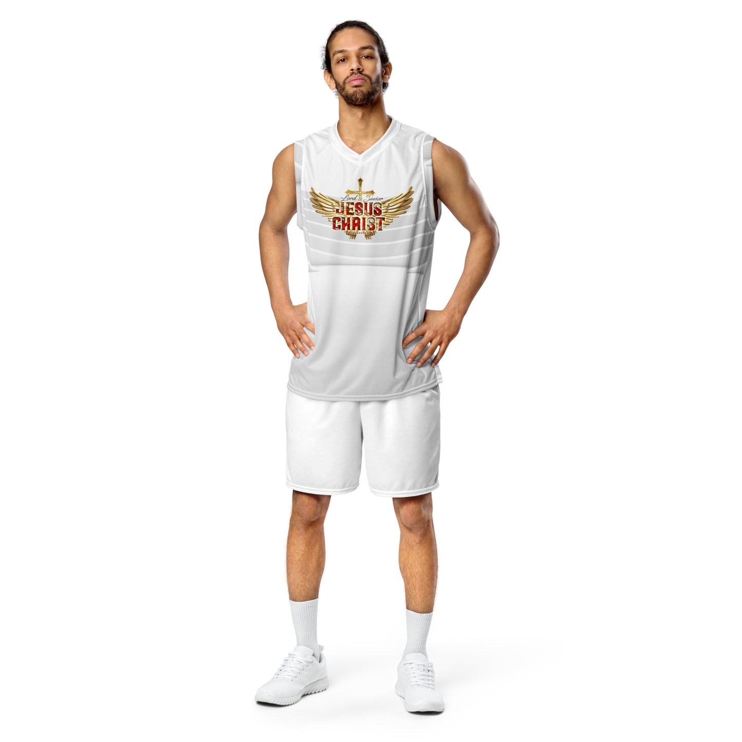 Jesus Christ unisex basketball jersey