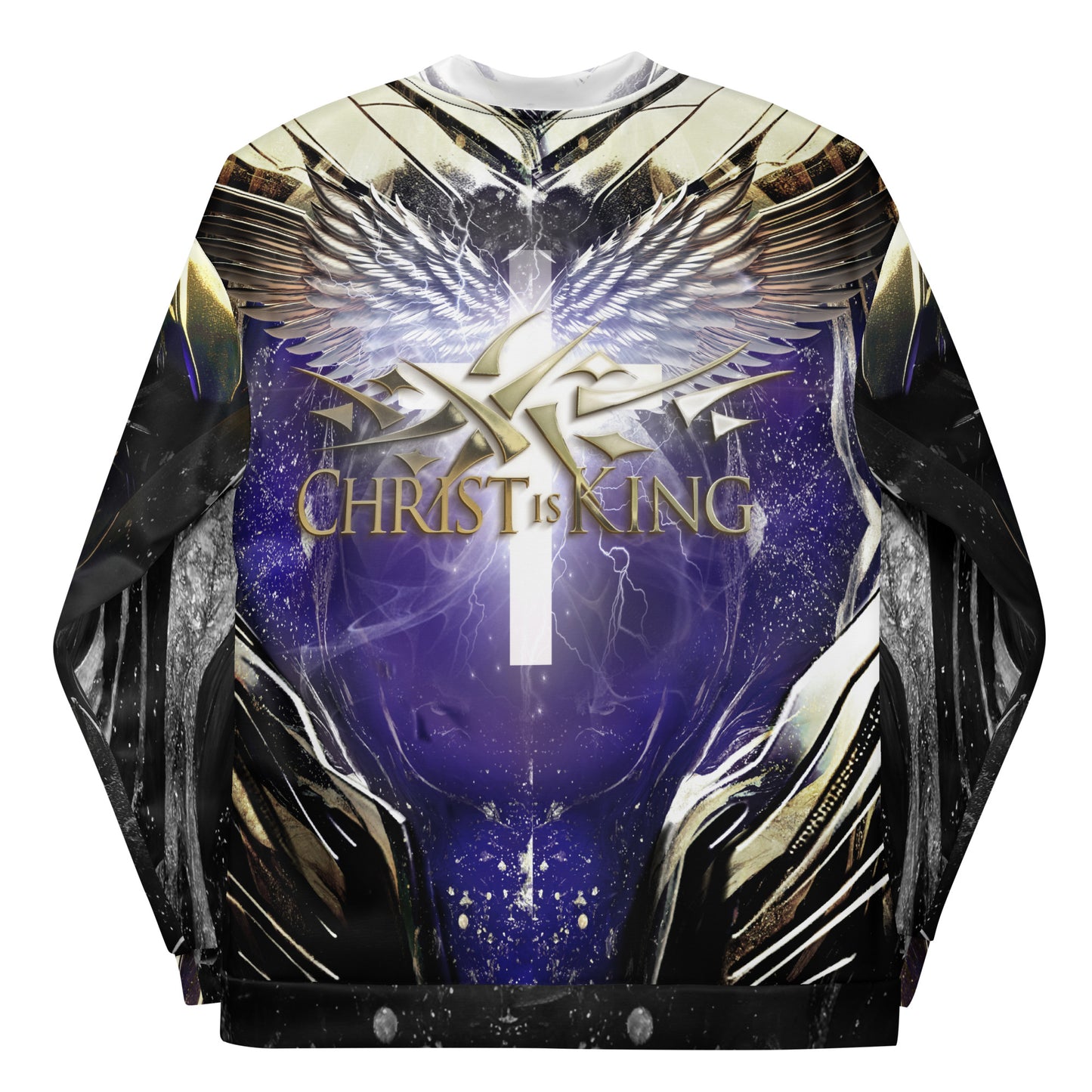 Black & White Armour of God Bomber Jacket