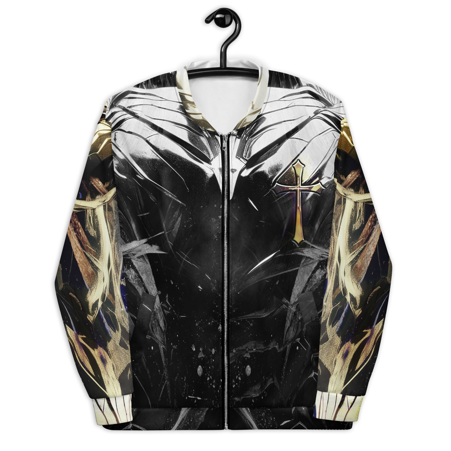 Black & White Armour of God Bomber Jacket