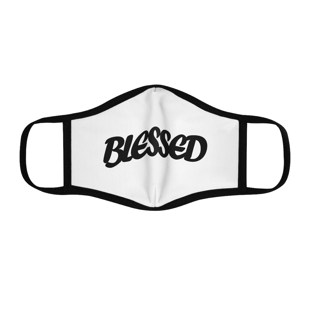 Blessed Fitted Polyester Face Mask