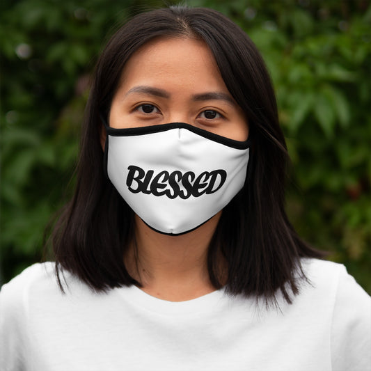 Blessed Fitted Polyester Face Mask
