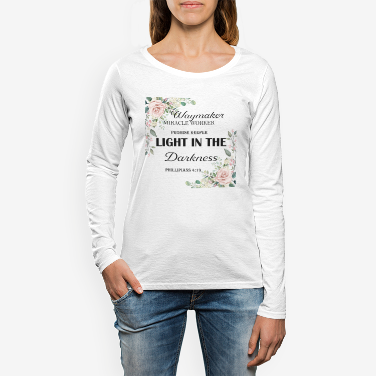 Women's Crew Neck Long sleeve T-shirt