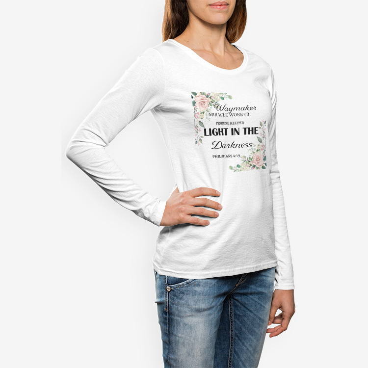 Women's Crew Neck Long sleeve T-shirt