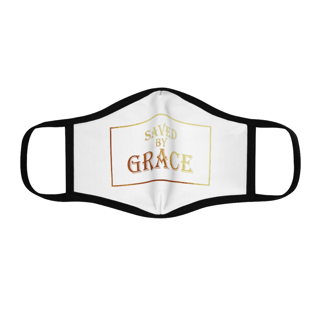 Saved By Grace Fitted Polyester Face Mask