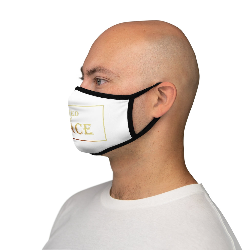 Saved By Grace Fitted Polyester Face Mask