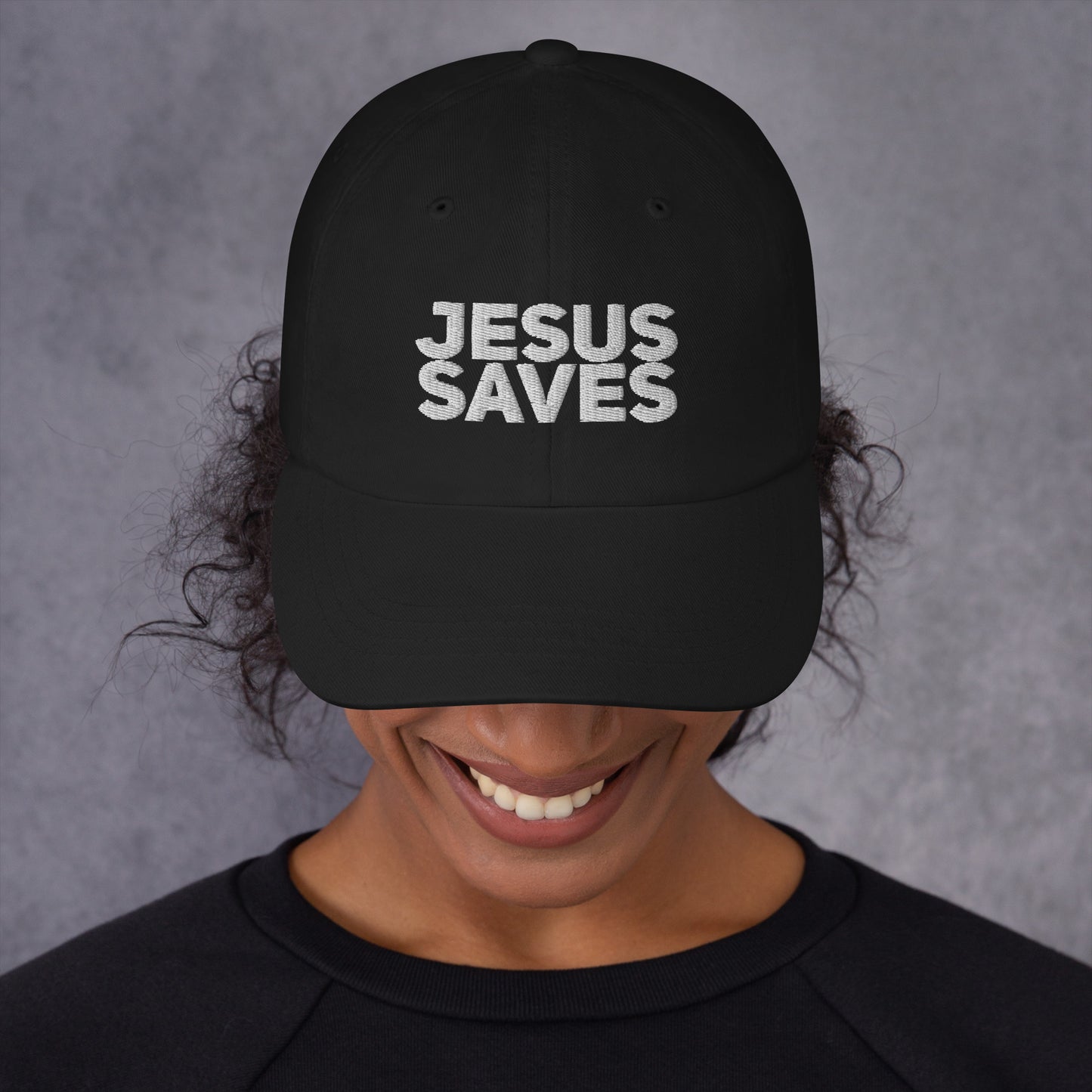 Jesus Saves unisex Dad hat