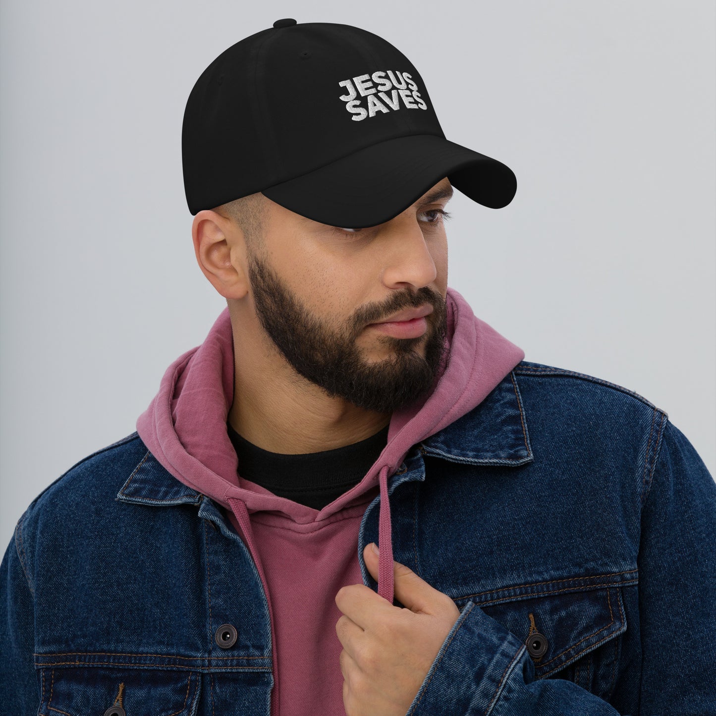 Jesus Saves unisex Dad hat
