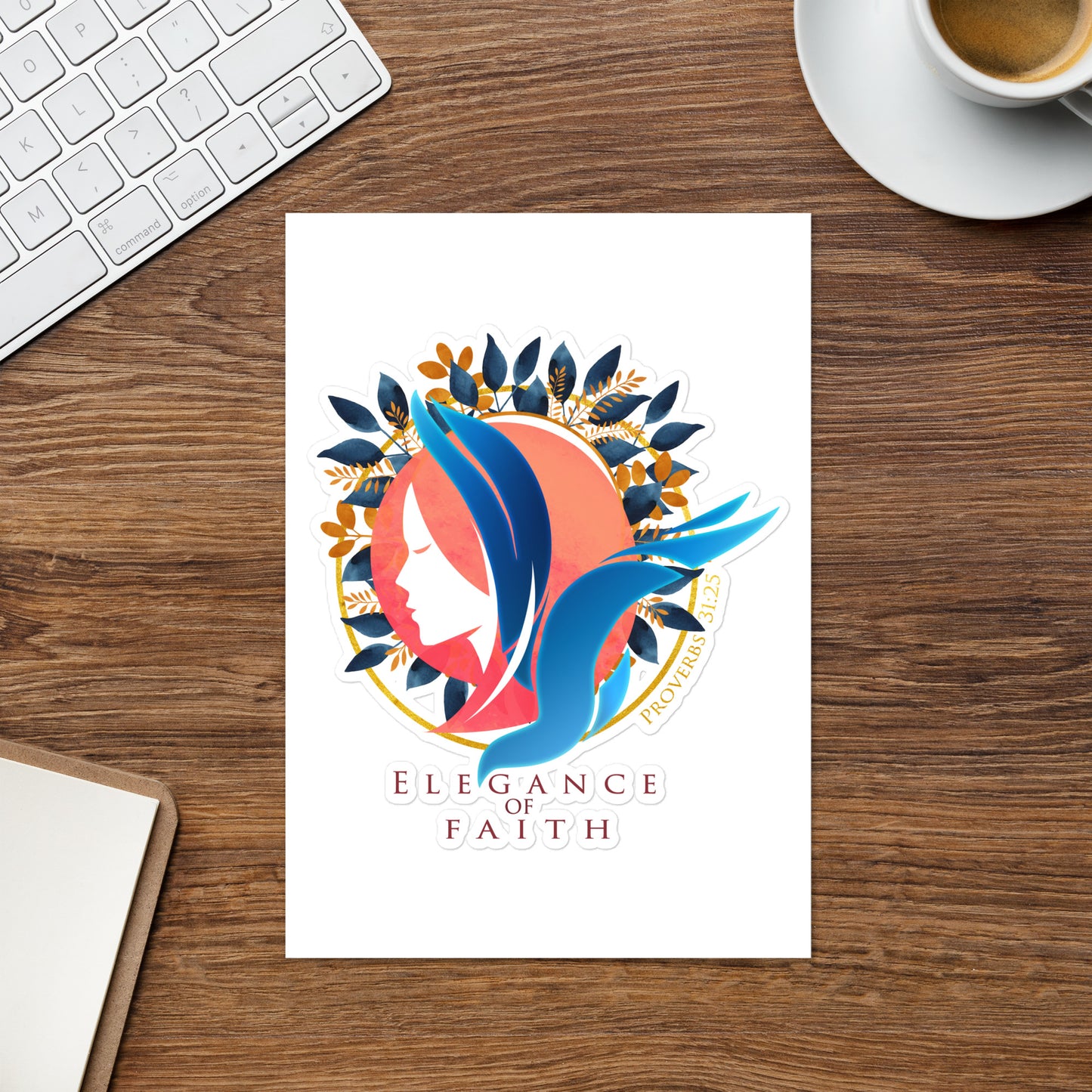 Elegance Of Faith Sticker sheet