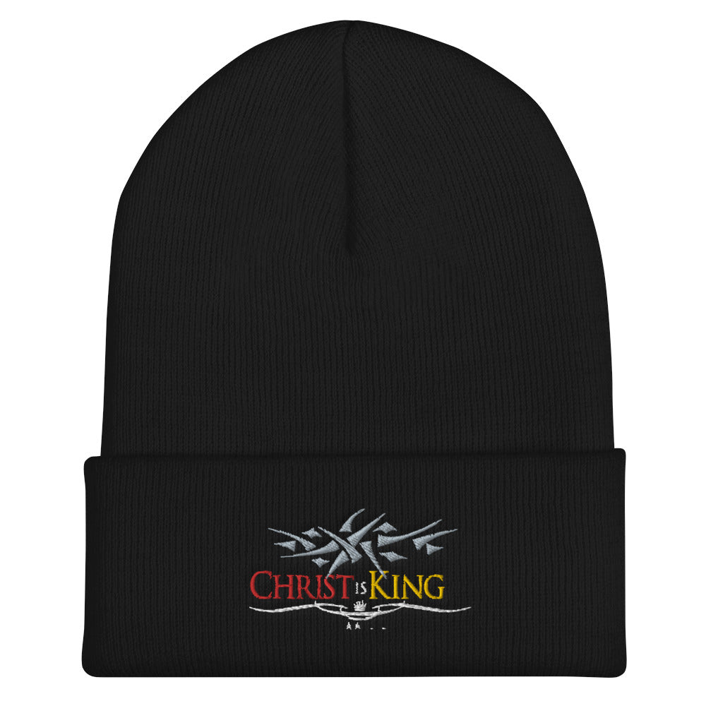"Christ Is King" Cuffed Beanie