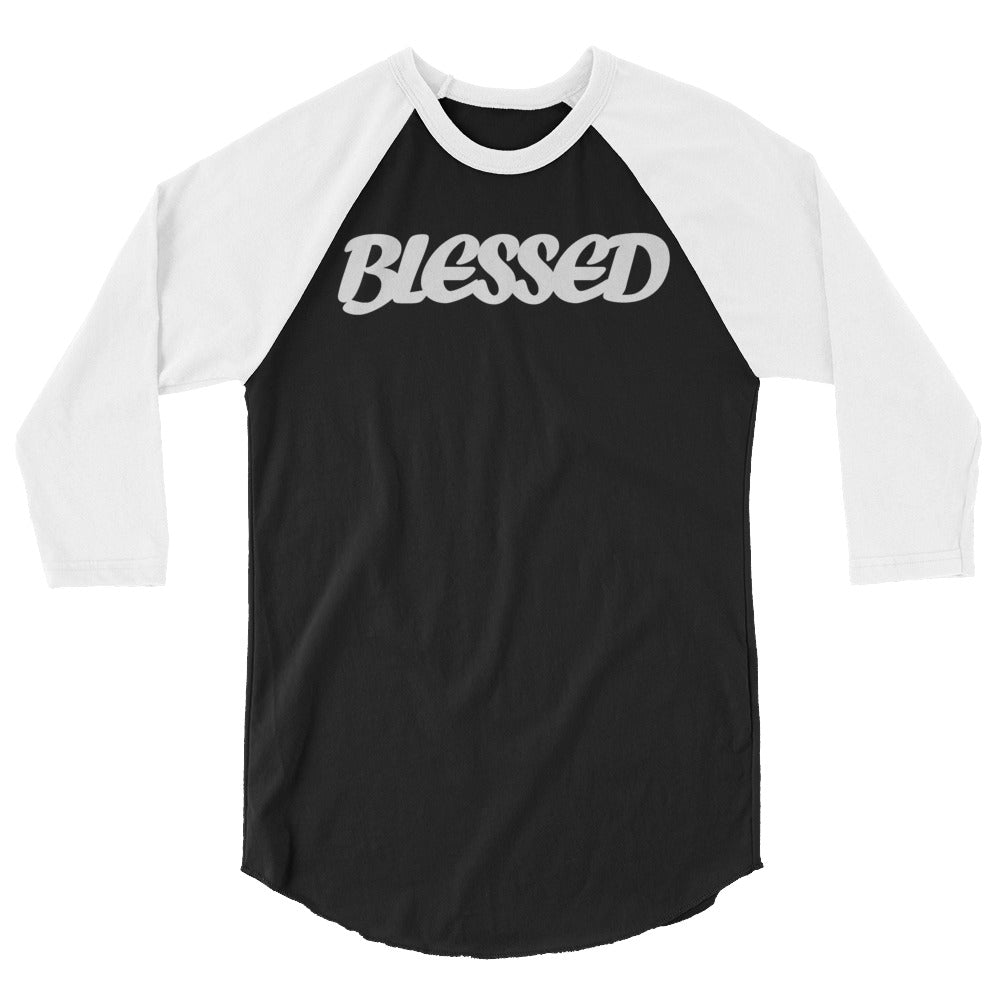 Blessed 3/4 sleeve raglan shirt