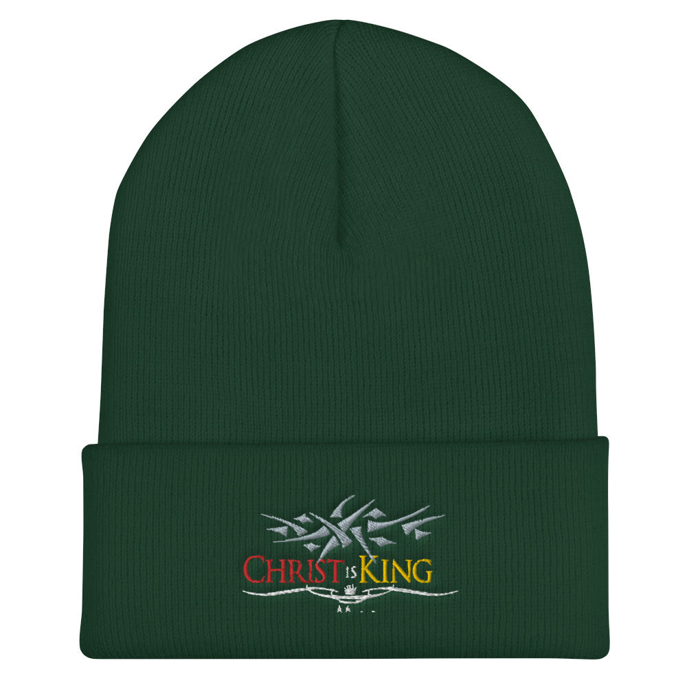 "Christ Is King" Cuffed Beanie