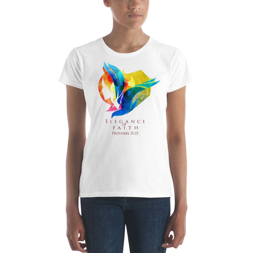 Elegance of Faith  Women's short sleeve t-shirt