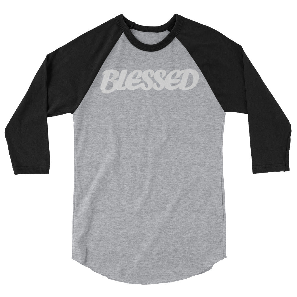 Blessed 3/4 sleeve raglan shirt