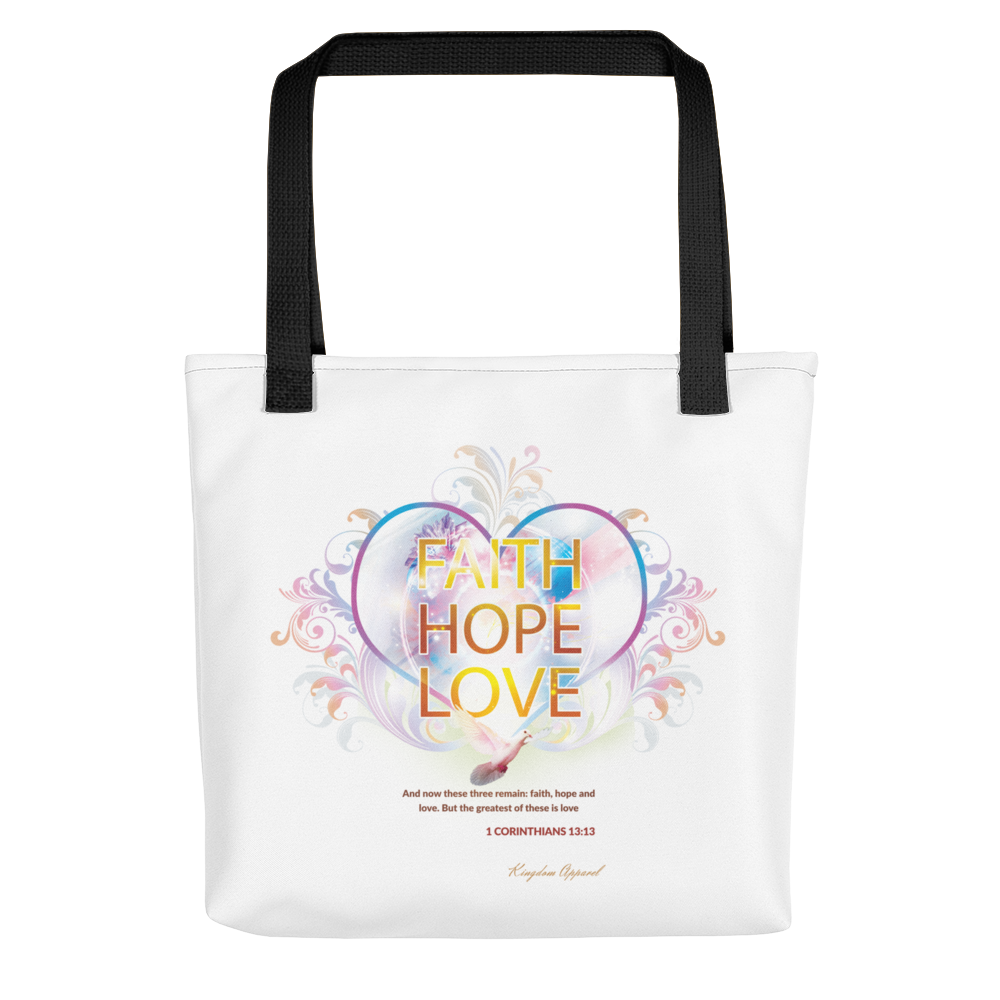 Faith Hope Love Tote bag