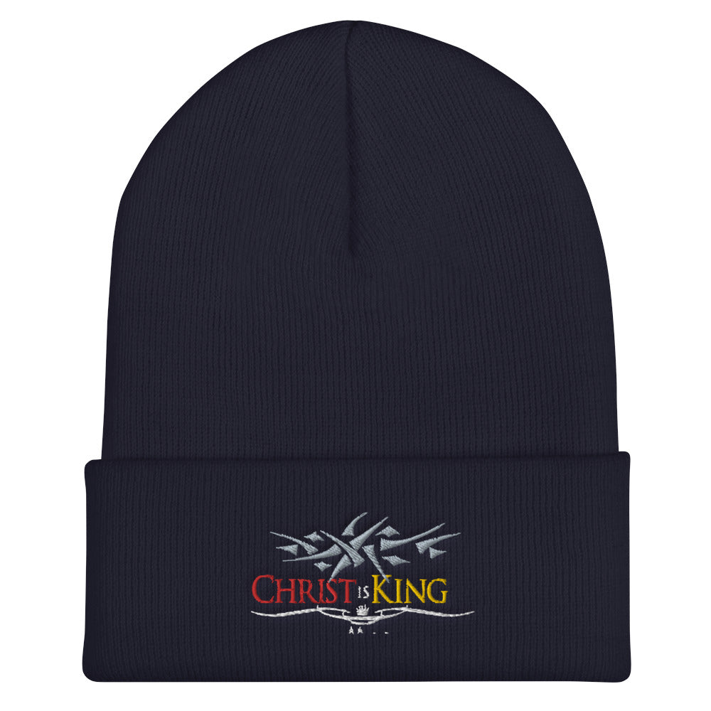 "Christ Is King" Cuffed Beanie