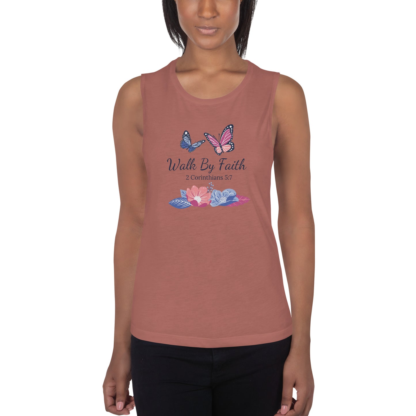 Walk By Faith Ladies’ Muscle Tank